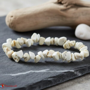 Copper howlite Chips Bracelet