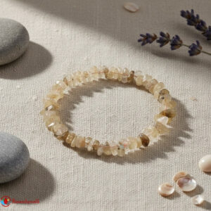 Golden Rutile Chips Bracelet