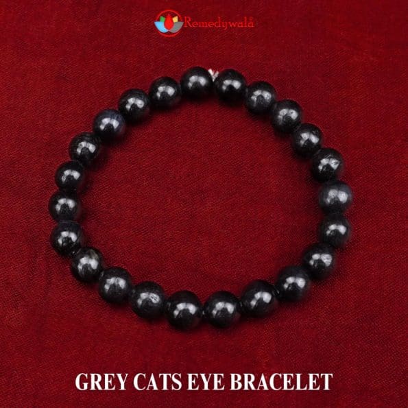 Grey Cats Eye Bracelet 8mm – Remedywala