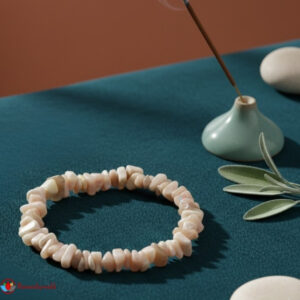 Multicolor Moonstone Chips Stone Bracelet