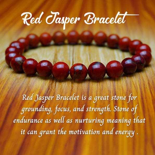 Red Jasper Bracelet 8mm