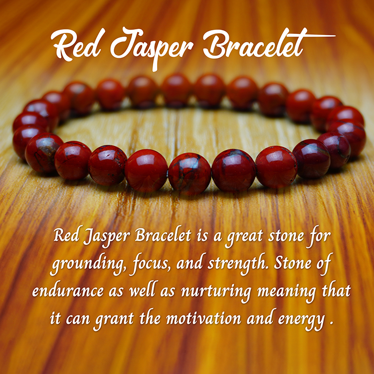 Red Jasper Bracelet – Studd Muffyn