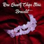 Rose Quartz Chips Stone Bracelet – Remedywala