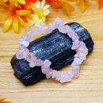 Rose Quartz Chips Stone Bracelet – Remedywala
