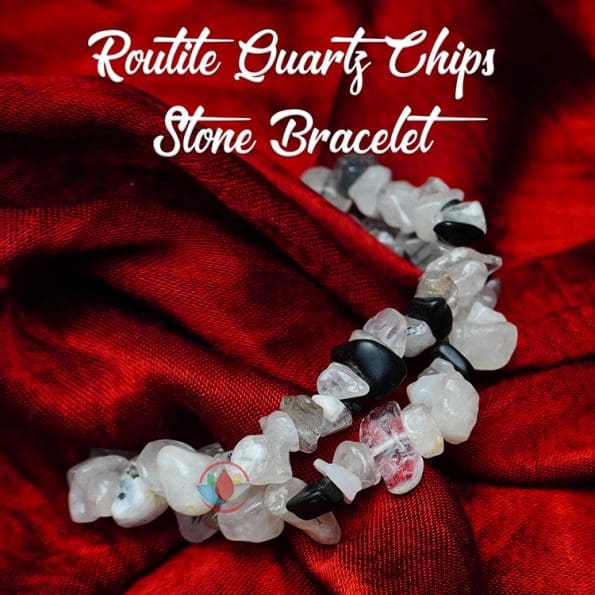 Routile Quartz Chips Bracelet