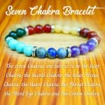 7 ChakraSeven Chakra Combination Bracelet 8mm