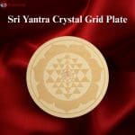 Sri Yantra Crystal Grid Plate (10 Inch Approx)