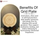 Sri Yantra Crystal Grid Plate (10 Inch Approx)