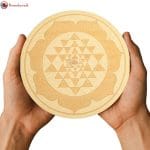 Sri Yantra Crystal Grid Plate (10 Inch Approx)