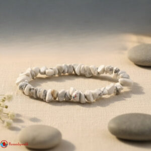 White Howlite Chips Bracelet