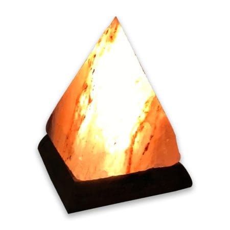 Triangle Natural Himalayan Rock Salt Crystal Lamp
