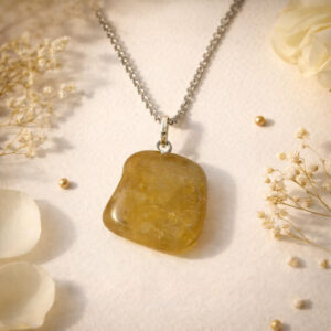Citrine Raw Stone Pendant