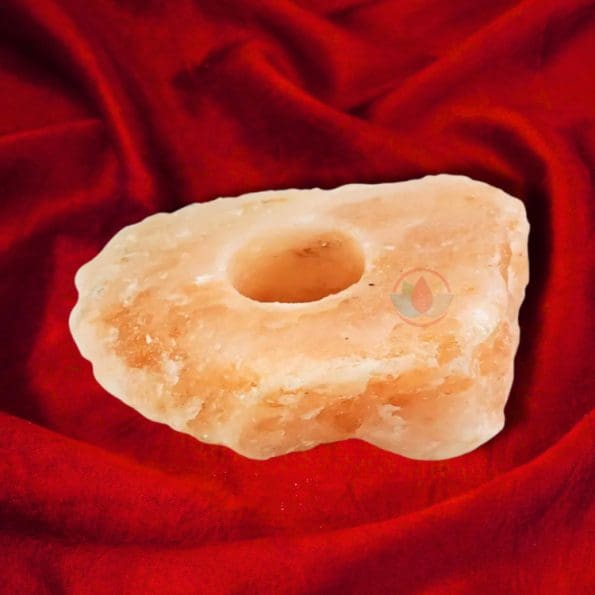 Natural Shape Himalayan Pink Salt Candle Holder