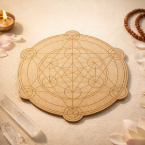 Metatron Cube Plate (10 Inch Approx)