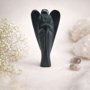 Black Agate Angel (2 inch)