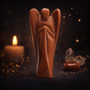 Red Goldstone Angel (2 Inch)