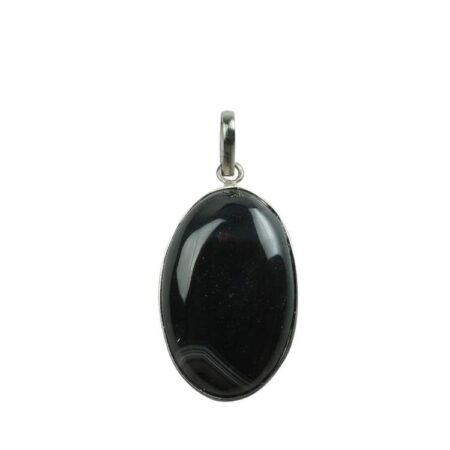 Black Banded Pendant