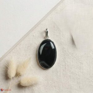 Black Banded Pendant