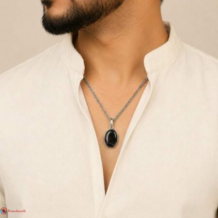 Black Banded Pendant