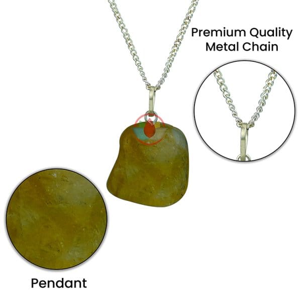 Citrine Raw Stone Pendant