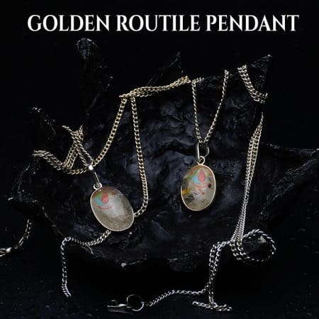 Golden Rutilated Pendant