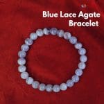 Blue Lace Agate Bracelet 7-8mm