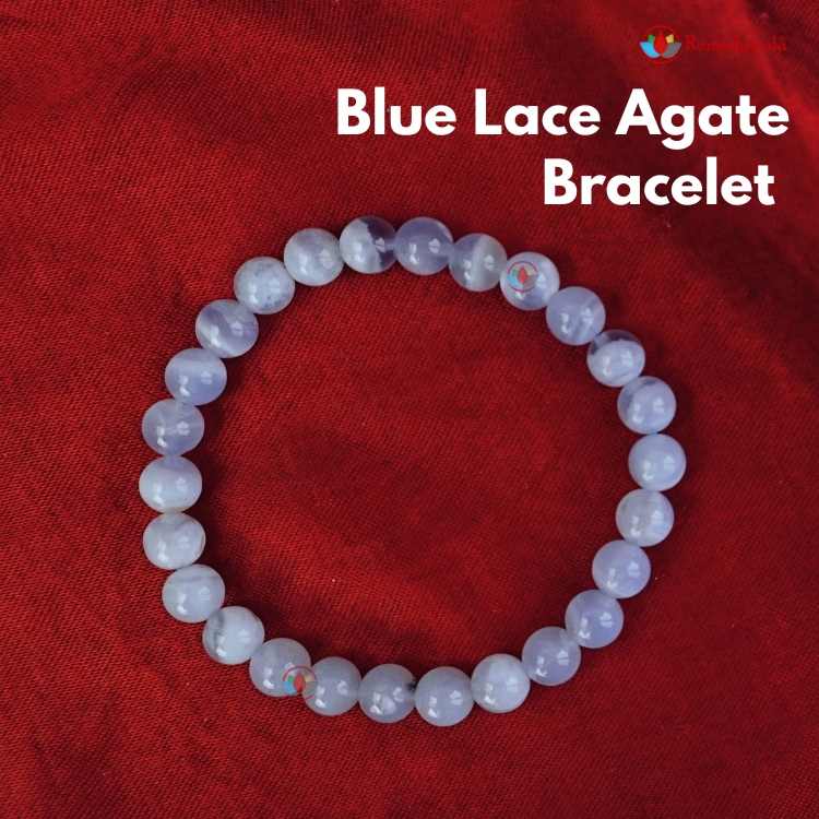 Blue Lace Agate 8mm Bracelet (Peace and Calm) – Love for Crystals  (Philippines)