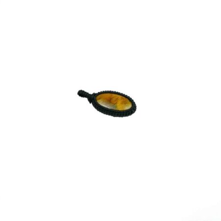 Tiger Eye Macrame Pendant