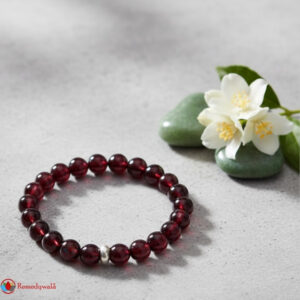 Natural Garnet Bracelet 8mm