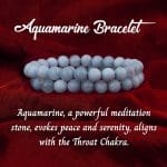 Aquamarine Bracelet 8mm