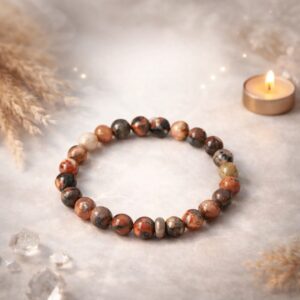 Fire Agate Bracelet 8mm