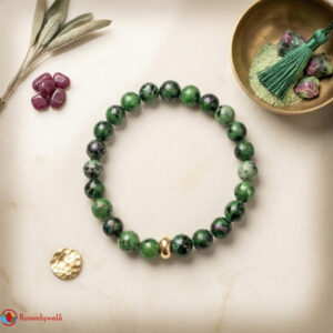 Ruby Zoisite Bracelet 8mm