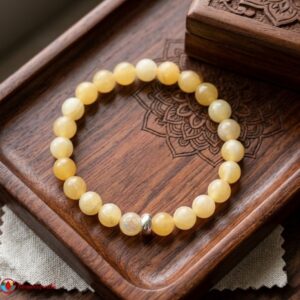 Yellow Calcite Bracelet 8mm Bracelet