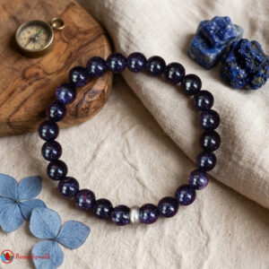 Blue GoldStone Bracelet 8mm