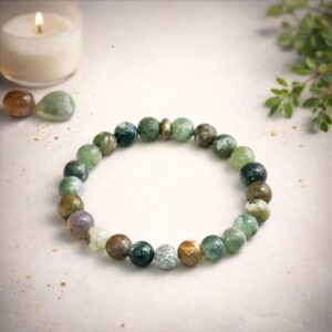 Indian Agate Bracelet 8mm