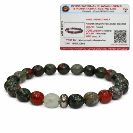 Conglomerate Jasper Bracelet 8mm