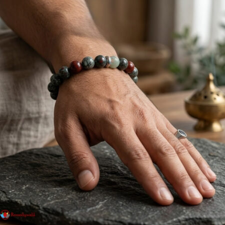 Conglomerate Jasper Bracelet 8mm