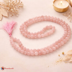 Rose Quartz 8mm Mala With Certificate
