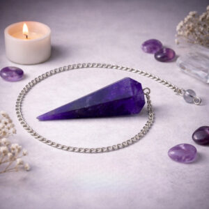 Amethyst Crystal Dowsing Pendulum
