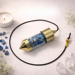 Lapis Lazuli Bottle Dowsing Pendulum