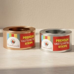 Copper and Stainless Steel Strip Combo (8 Feet 18mm Width, 0.2 mm Gauge, Copper, Stainless Steel, 2 Pieces)