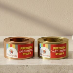 Copper and Brass Strip Combo (8 Feet 18mm Width, 0.2 mm Gauge, Copper, Brass, 2 Pieces)