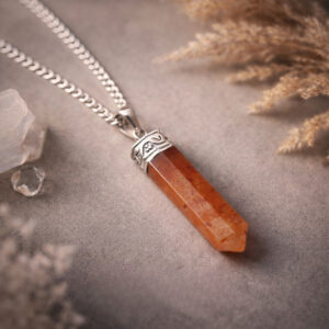 Red Aventurine Pencil Pendant