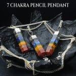 7 Chakra Pencil Pendant