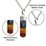 7 Chakra Pencil Pendant