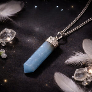 Angelite Pencil Pendant