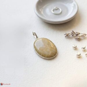 Sunstone Oval Shape Pendant