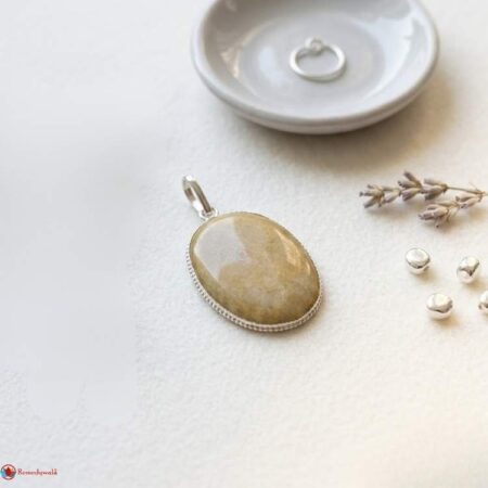 Sunstone Oval Shape Pendant