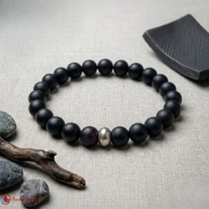 Black Matte Bracelet 8mm