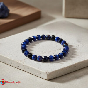 Blue Cats Eye Bracelet 8mm